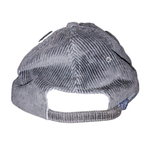 Vintage Young A's Adjustable Strap Black Corduroy Bacardi Premium Black Rum Hat - Picture 3 of 7